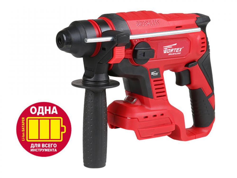 

Аккум. перфоратор WORTEX CRH 1820-1 в кор. ALL1 (18.0 В, БЕЗ АККУМУЛЯТОРА И ЗУ, 2.2 Дж, вес 1,7 кг) (CRH182010029), CRH182010029