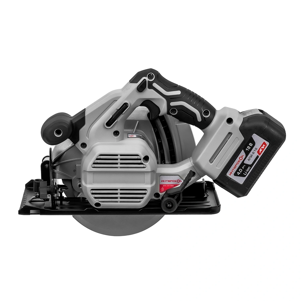 Аккумуляторная бесщеточная дисковая пила Интерскол ДПА-16518ВМ кейс без аккум и ЗУ