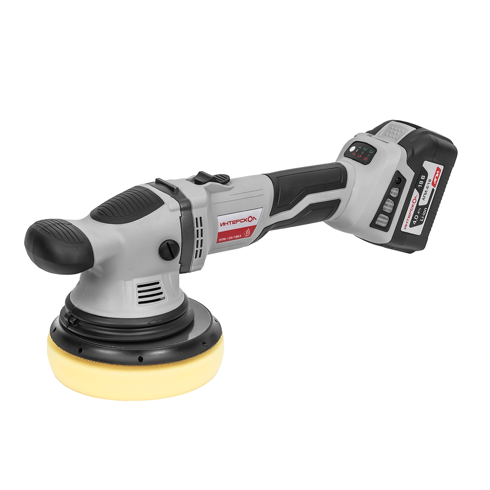 

Аккумуляторная бесщеточная эксцентриковая шлифмашина Интерскол ЭПМ-150/18ВЭ (картон, без аккум. и ЗУ), ЭПМ-150/18ВЭ