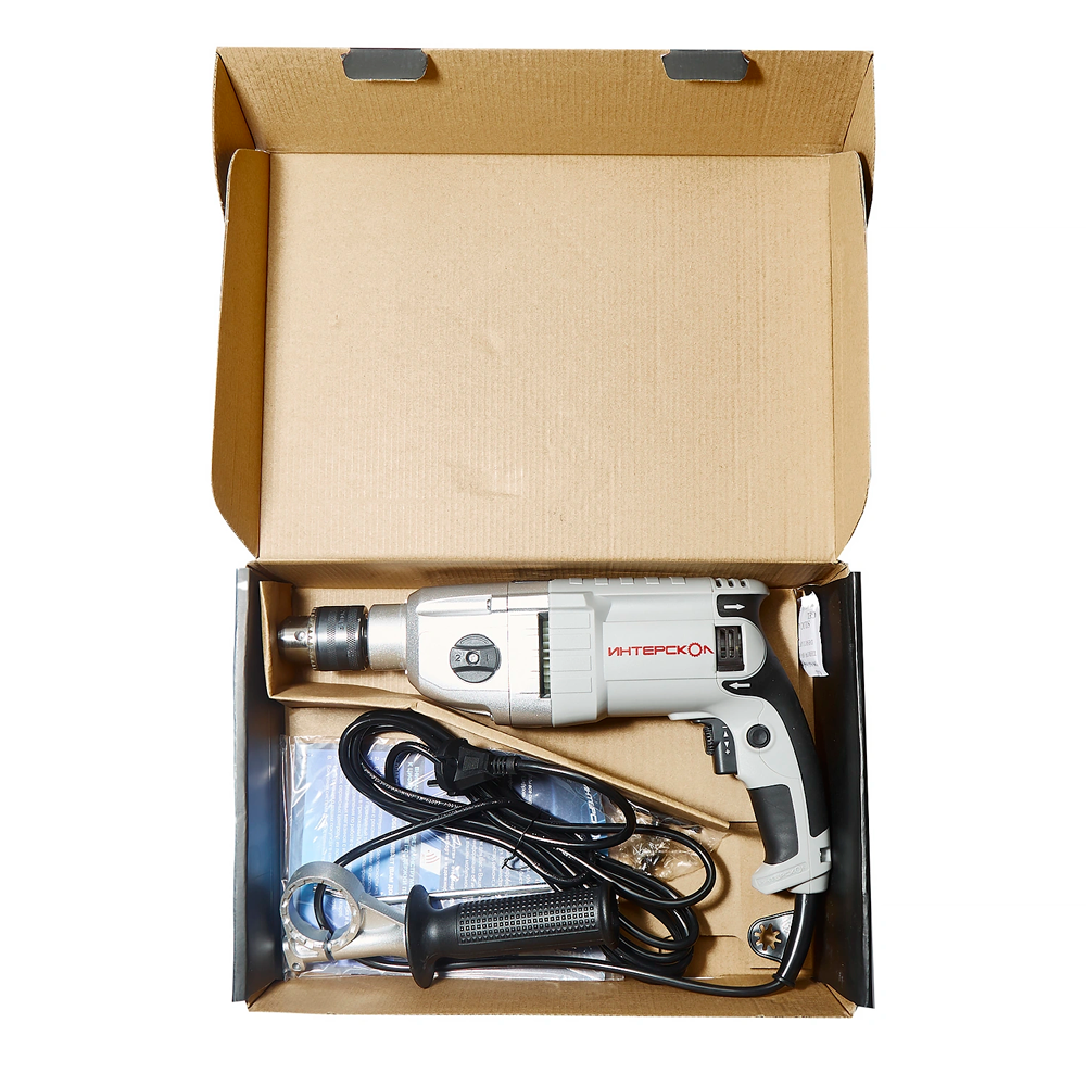 Дрель ударная ИНТЕРСКОЛ ДУ-13820ЭР