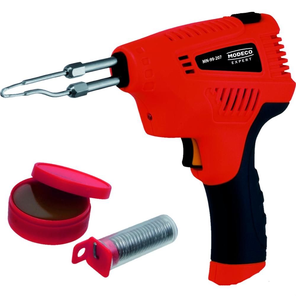 

Трансформаторный паяльник MODECO EXPERT MN-99-207 (200Вт, аксессуары), MN-99-207