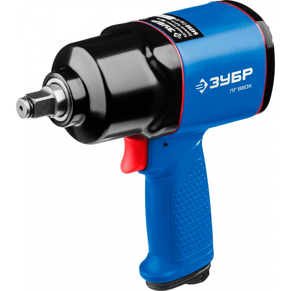 

Ударный пневмогайковерт ПГ-880к, 1/2", 880 Нм, ЗУБР «ПРОФЕССИОНАЛ» (64250), ПГ-880к