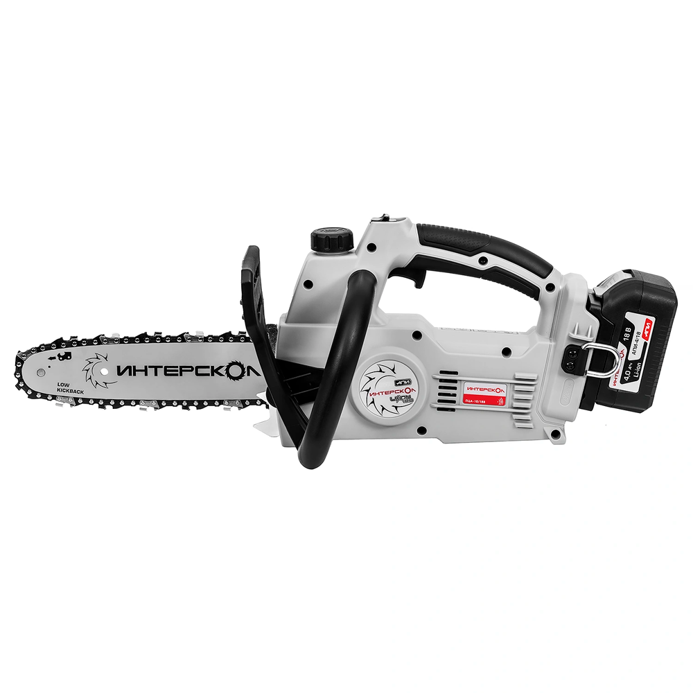Аккумуляторная бесщеточная пила Интерскол ПЦА-1018В картон 1 аккум 40Ач ЗУ