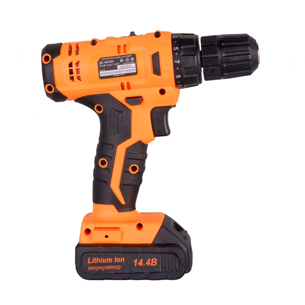 Дрель-шуруповерт аккумуляторная ДА-14Л-2KА ДА-14Л-2K Вихрь