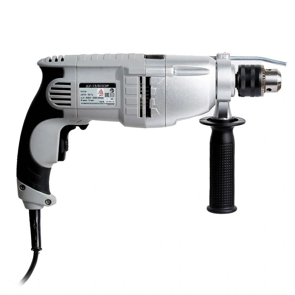 Дрель ударная ИНТЕРСКОЛ ДУ-13810ЭР
