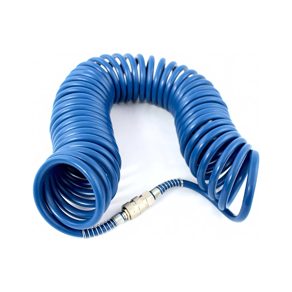 Шланг спиральный с фитингами PEGAS 58 15 м полиуретановый 626₽