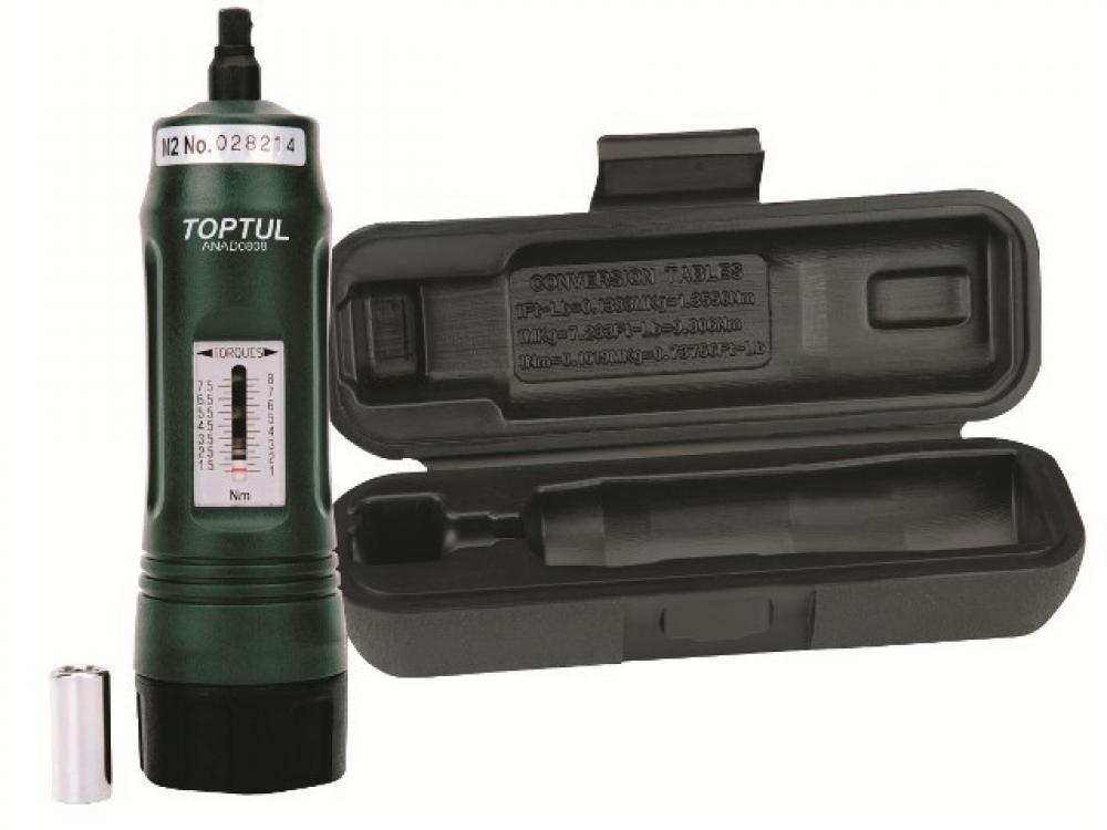 

Ключ динамометрич. "отвертка" 1-8 Н/м 1/4" TOPTUL (GCAI0201), GCAI0201