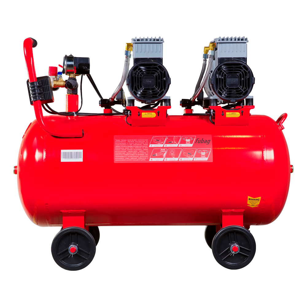 Компрессор воздушный FUBAG OLS 500100 CM2х2 безмасляный малошумный