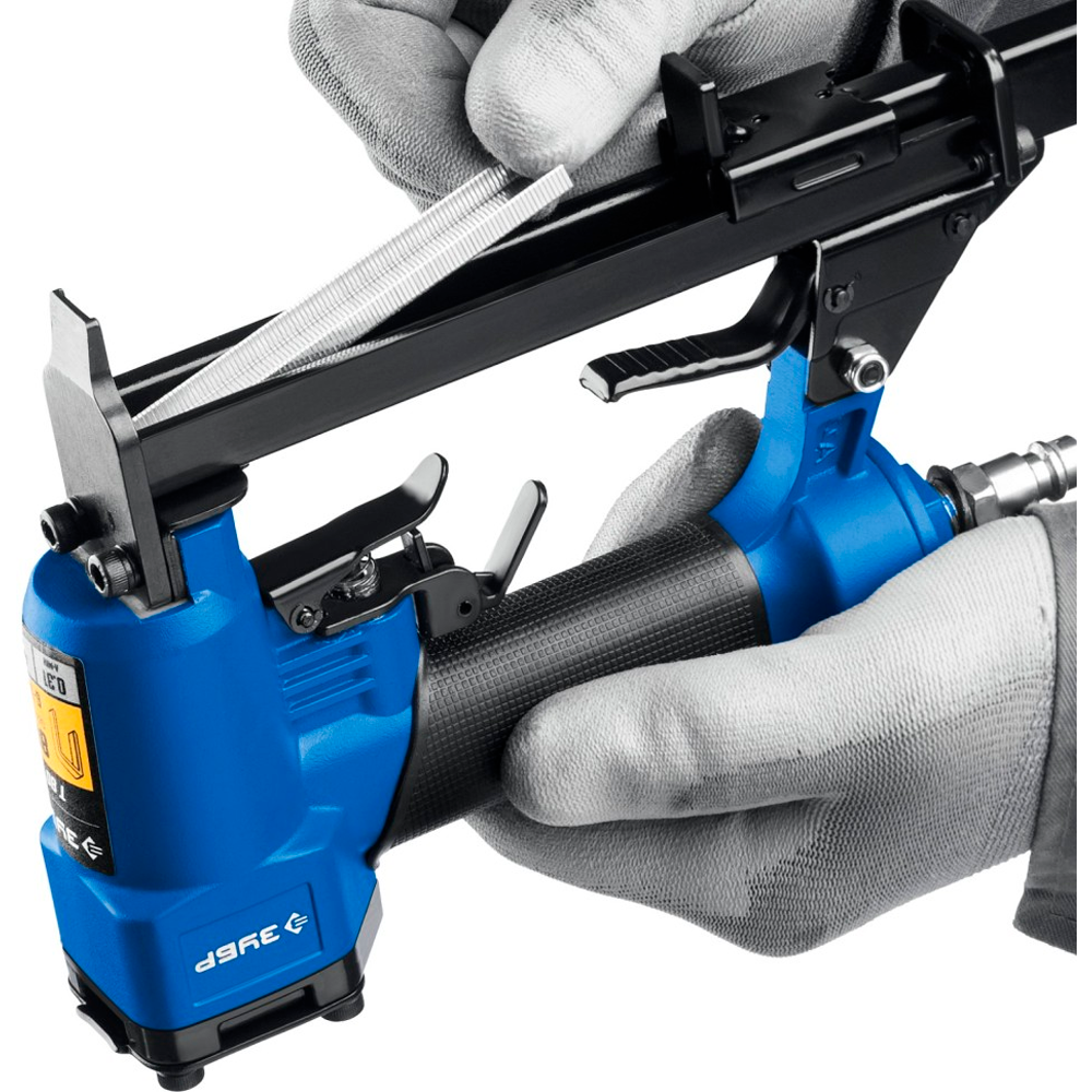 Нейлер-степлер пневматический для скоб тип 80 Зубр Проффесионал 31938