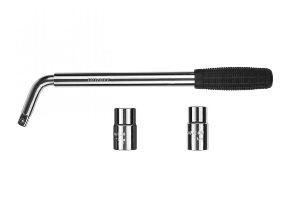 

Вороток Г-образный 1/2" телескоп. 310-470 мм с головками ВОЛАТ (головки 17/19 мм и 21/23 мм) (19080-01), 19080-01