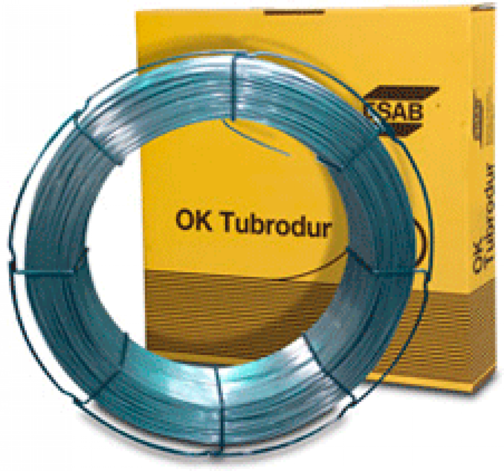 Проволока порошковая ESAB ОК Tubrodur 58 O/G M (ОК Tubrodur 15.52) Ø 1.6 мм (каркас кат. 16 кг - цена указана за 1 кг)
