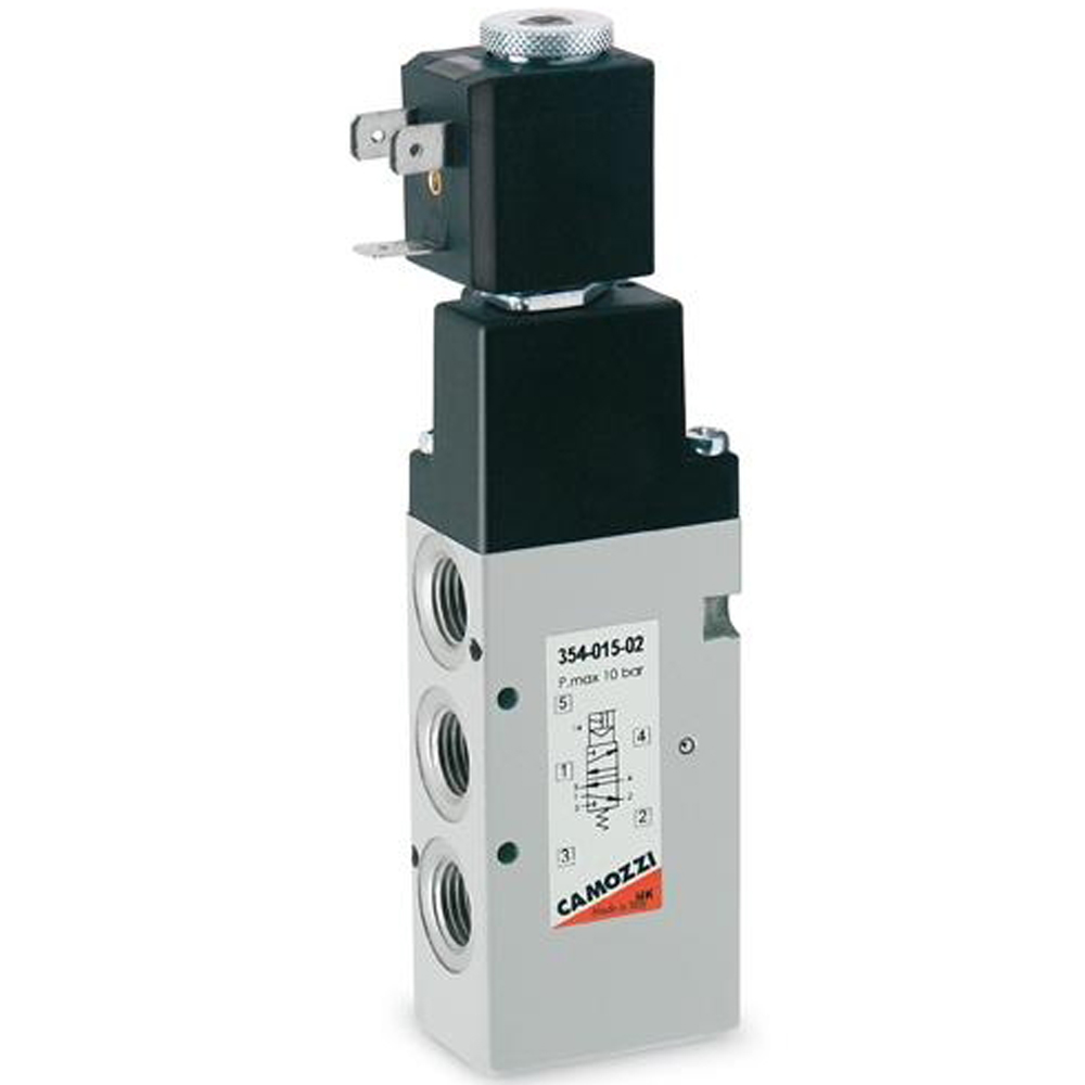 Распределитель электропневматический Camozzi 354-015-02 750500₽