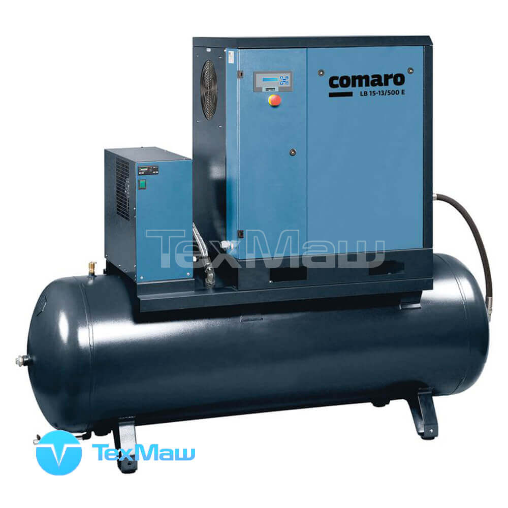 Винтовой компрессор COMARO LB 22 500 E - 10 бар с осушителем