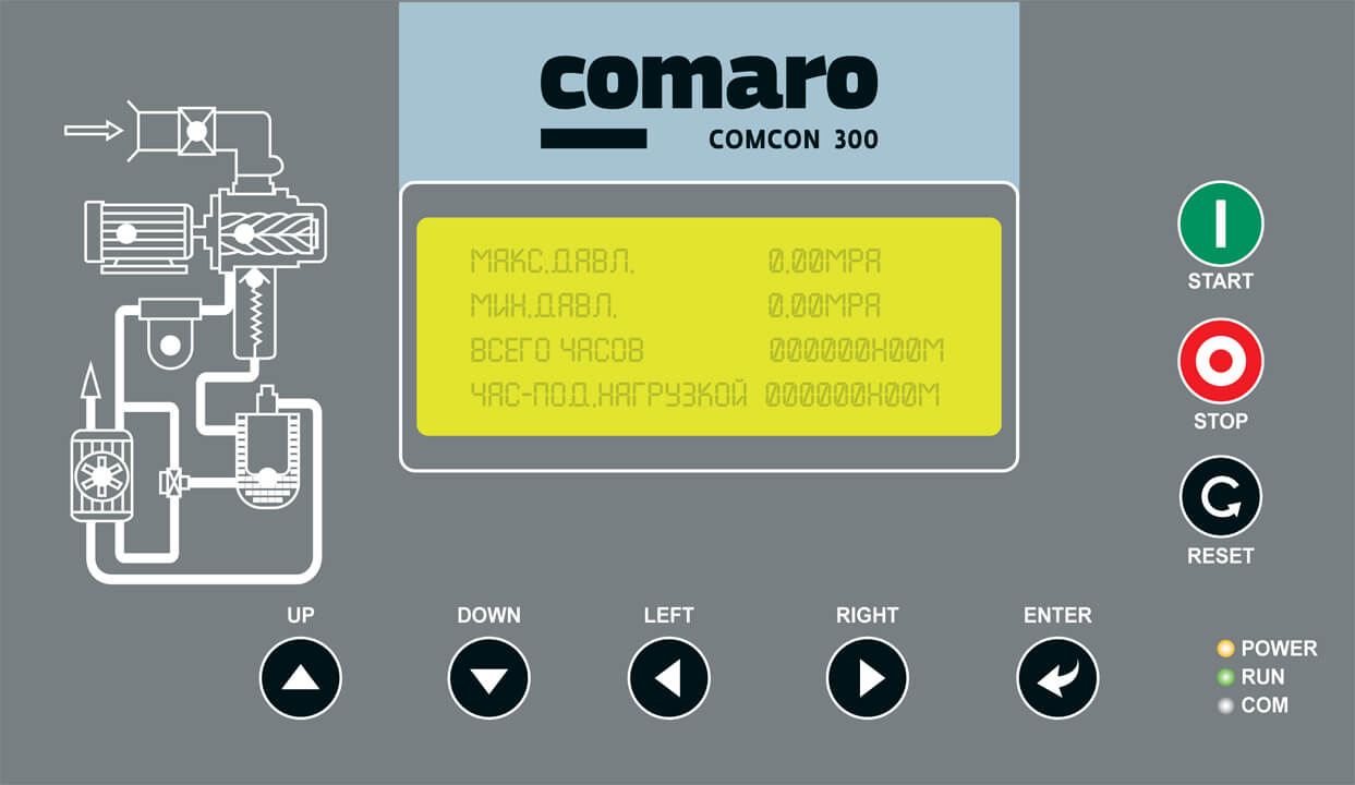 Винтовой компрессор COMARO MD 75 I - 8 бар