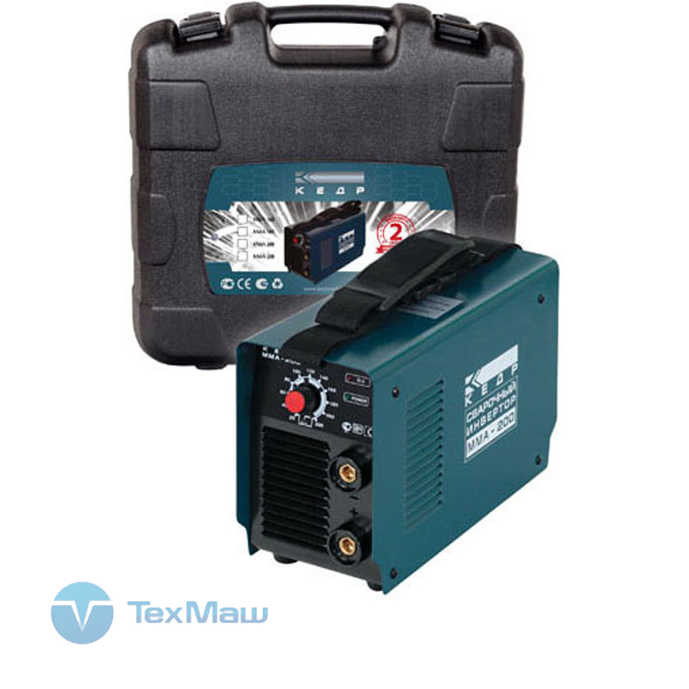 Сварочный инвертор MMA-200 КЕДР с кейсом