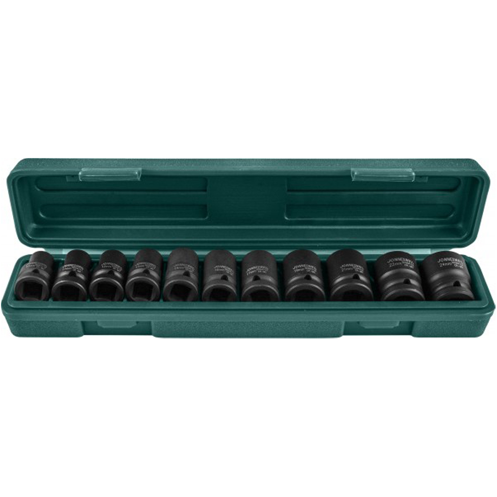 

Набор торцевых ударных головок 1/2" 10-24 (11 шт.) Jonnesway S03A4111S