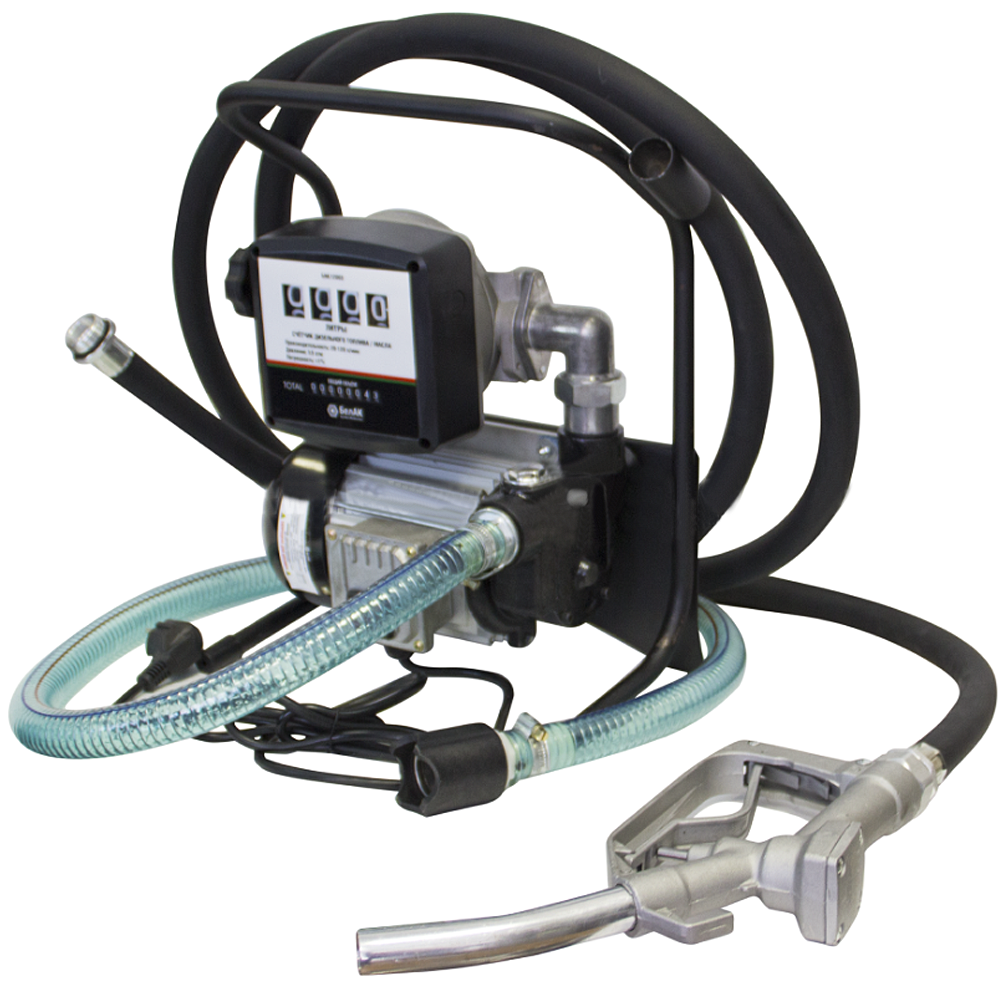 

Станция для перекачки топлива "Арес комплекс-К" со счетчиком (220V, 60л/мин) [БАК.12067], БАК.12067