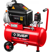 Компрессор Зубр «МАСТЕР», воздушный, поршневой, 1500Вт, 240л/мин, 24л., КПМ-240-24 Компрессор Зубр «МАСТЕР», воздушный, поршневой, 1500Вт, 240л/мин, 24л., КПМ-240-24