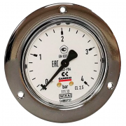 Манометр фланцевый D62, 1 бар, R1/4" Camozzi M063-F01WV Манометр фланцевый D62, 1 бар, R1/4" Camozzi M063-F01WV