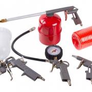 Набор пневмоинструмента ECO SGK-5 (5 предметов,верх. бак) Набор пневмоинструмента ECO SGK-5 (5 предметов,верх. бак)