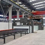 Автоматическая дробеструйная линия HRS-BCA3000 (очистки, грунтования, сушки)