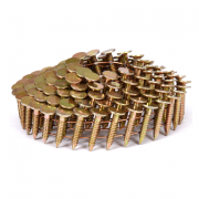 Гвозди кровельные барабанные 3,05/19 мм ершеные оцинкованные / 7200шт // FROSP Гвозди кровельные барабанные 3,05/19 мм ершеные оцинкованные / 7200шт // FROSP