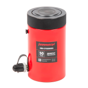 Домкрат гидравлический, однополостной, с фиксирующей гайкой 50 т, ход 100 мм [HRH-CY0200011]