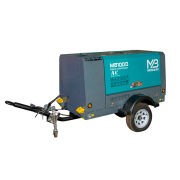 Винтовой дизельный компрессор Master Blast MB-100D-10+АС с осушителем, на шасси