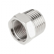 Фитинг резьбовой переходной с наружн. на внутр. G1/2"→G3/8" ECO (AS‑MT12/FT38)