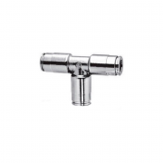 Фитинг‑тройник Т‑образное соединение (никелированная латунь) Camozzi 8540 4