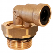 Фитинг цанговый L‑образный под Ø6 с наружн. M16x1,5 (Cu/NiLa) Camozzi 9502 6‑M16X1,5C