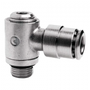 Фитинг цанговый L‑образный под Ø8 с наружн. G1/8" (Cu/NiLa) Camozzi 6622 8‑1/8