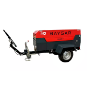 Дизельный винтовой компрессор BAYSAR DS185‑7 на шасси