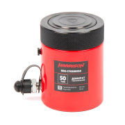 Домкрат гидравлический, однополостной, с фиксирующей гайкой 50 т, ход 50 мм [HRH‑CY0200010]