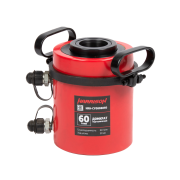 Домкрат гидравлический с полым штоком, двухполостной 60 т, ход 50 мм [HRH‑CY0806050]