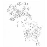 Корпус возвратного стартера в сборе для Vessel GT‑3500GE [845120]