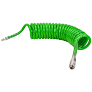 Шланг спиральный с быстросъемным соединением, 8/12мм, 5м, ECO, (AHU‑0580)