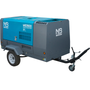Винтовой дизельный компрессор Master Blast MB‑390D‑10+АС с осушителем, на шасси