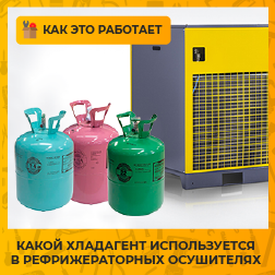 Какой хладагент используется в рефрижераторных осушителях воздуха?