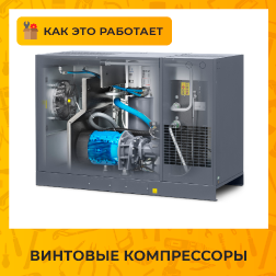 O konstrukci a principu činnosti šroubových kompresorů