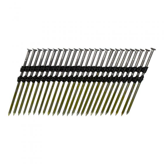 Реечные гвозди 21 градус 2.8х80 мм гладкие / 2000шт // For-Est