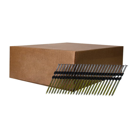 Реечные гвозди 21 градус 3.1х90 мм гладкие / 3000шт // Mainpack