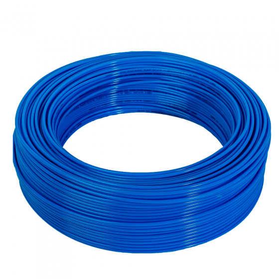 Трубка полиамидная (нейлоновая) синяя TRN 12/10 (PA6)