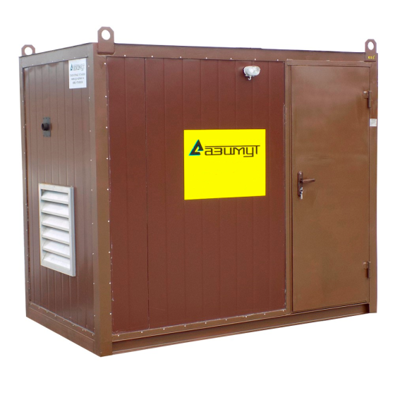 Дизельный генератор Азимут АД-8С-Т400-1РНM5 (8 кВт, в контейнере, двигатель Quanchai)