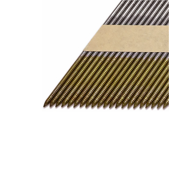 Гвоздь реечный 34 градуса 3.05х90 мм ершеные на бумаге / 2000шт // Mainpack