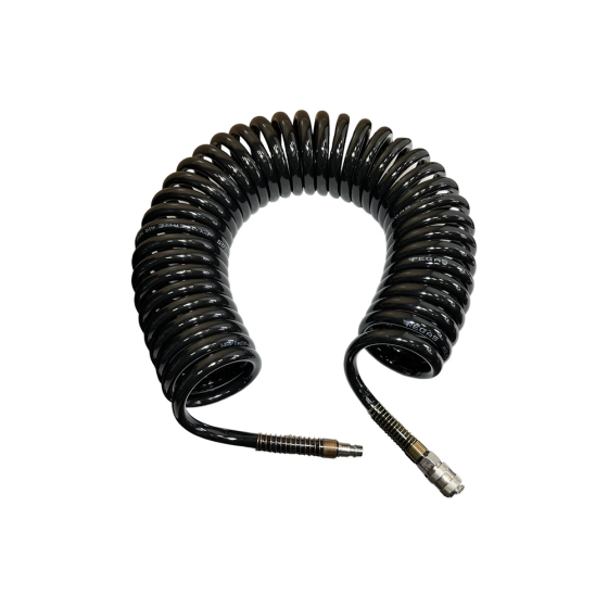 Шланг спиральный с фитингами PEGAS 10/14, 10 м, полиуретановый