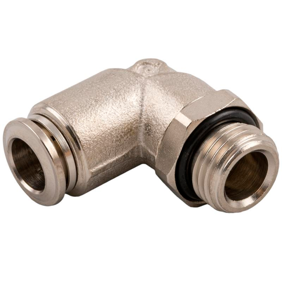 Фитинг цанговый L-образный Aignep 5711600025 под трубку Ø12 с наружной резьбой G1/4"