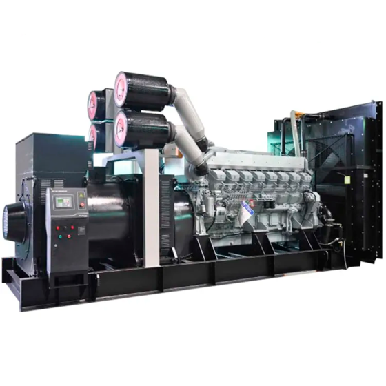 Дизельный генератор Азимут АД-2000С-Т400-2РМ8 (2000 кВт, открытое исполнение, двигатель Mitsubishi, автозапуск)