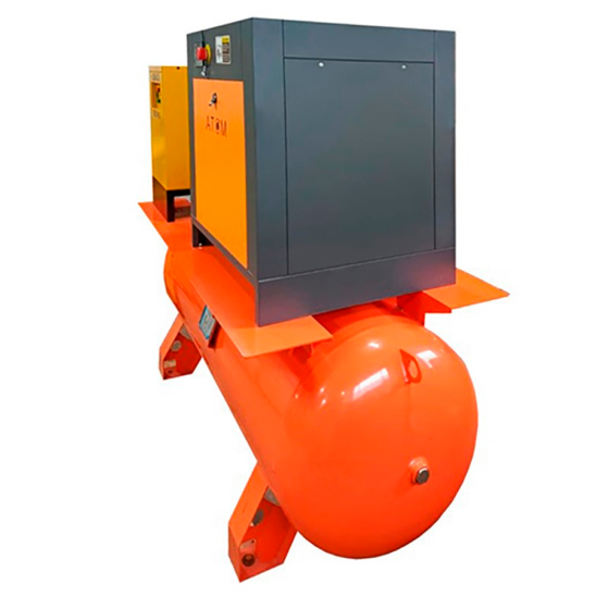 Компрессор винтовой Атом А4Е-500 (8 бар, 550 л/мин, 4 кВт, 500л, IP23)