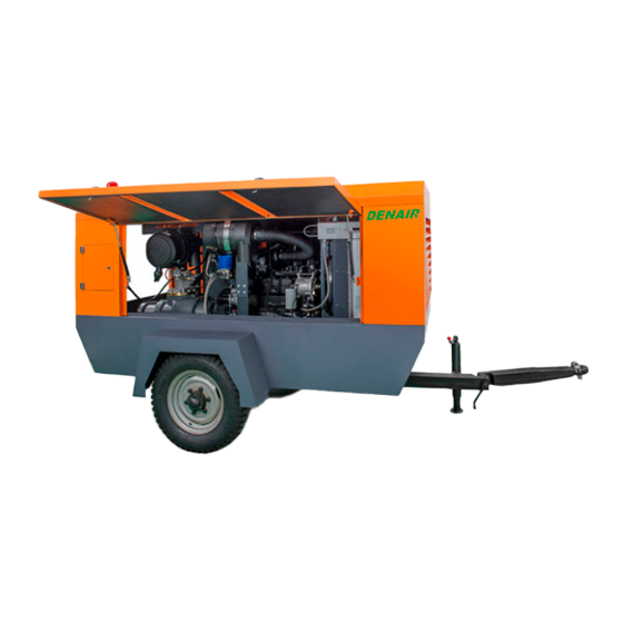 Дизельный компрессор DENAIR DACY-9/14 передвижной